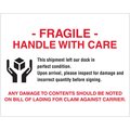 Box Partners 8 x 10 in. Fragile Handle with Care Labels DL1636